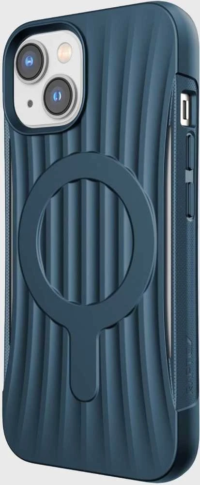 Raptic X-Doria Clutch iPhone 14 MagSafe dėklas telefonui mėlynos spalvos