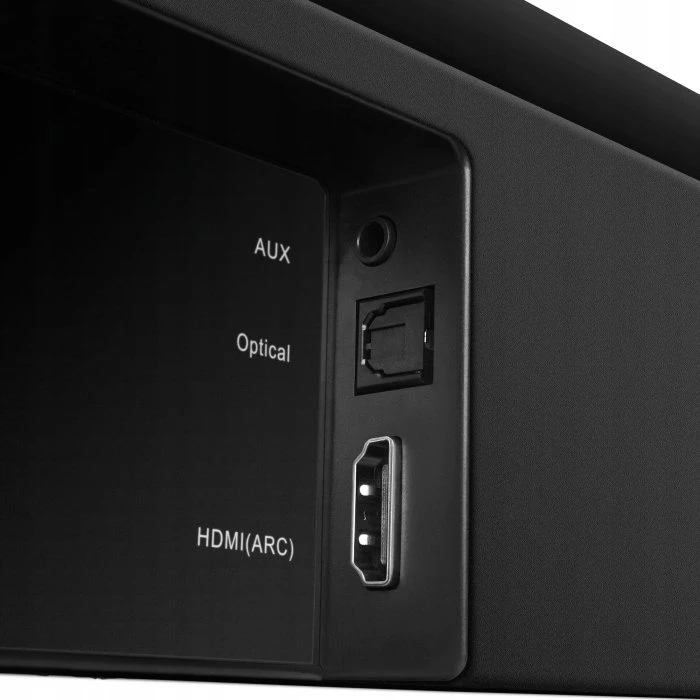 Namų kino sistema Garso juosta Sven SVEN SB-2400DD – garso juosta (400 W, „Dolby Digital“, „Bluetooth“, HDMI, nuotolinio valdymo pultas, optinė įvestis, USB, ekranas, belaidis žemųjų dažnių garsiakalbis)