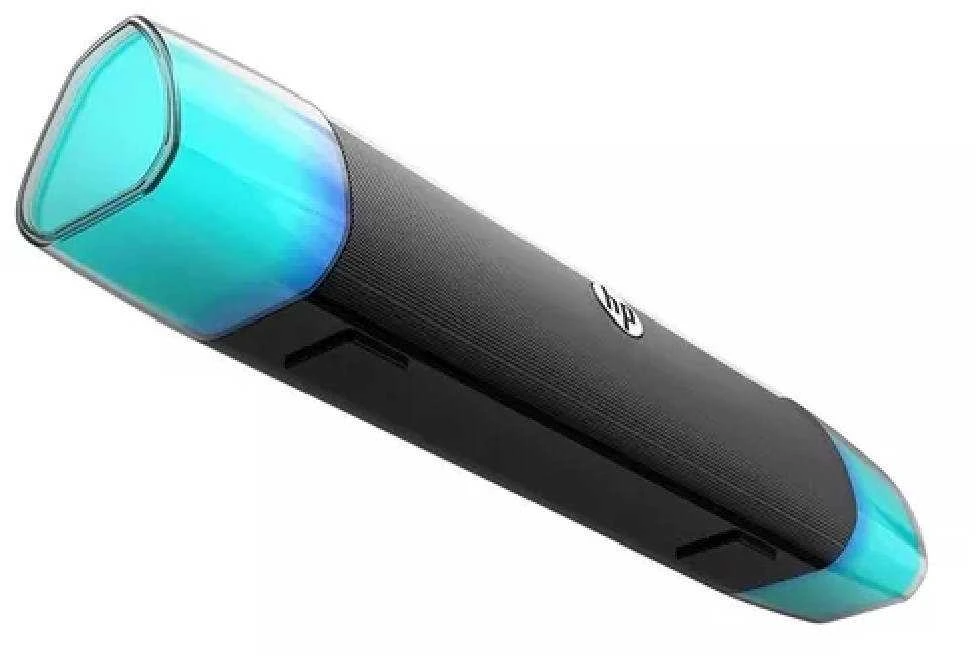 Kompiuterio kolonėlės HP Soundbar DHE-6010, 6W, juoda, 3,5 mm jack/ Bluetooth, pašvietimas