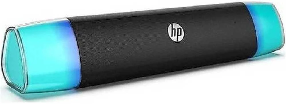 Kompiuterio kolonėlės HP Soundbar DHE-6010, 6W, juoda, 3,5 mm jack/ Bluetooth, pašvietimas