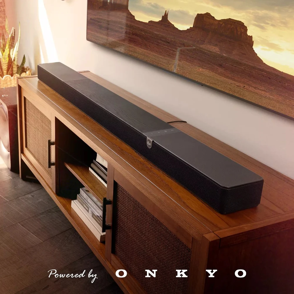 Namų kino sistema „Klipsch Flexus Soundbar Core 300“ 5.1.2 „Dolby Atmos“ garso juosta su „Dirac Live Room“ korekcija, juoda