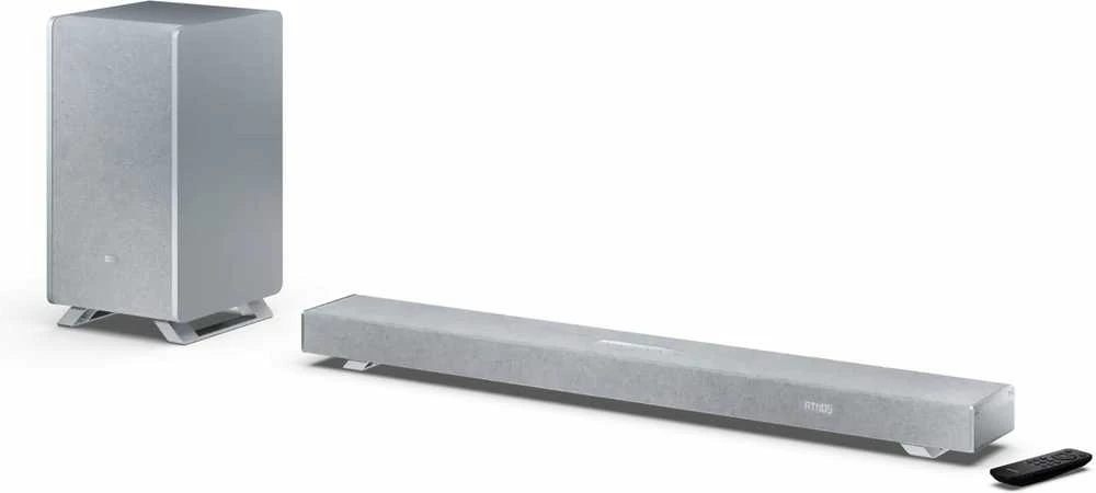 Namų kino sistema „Sharp“ | 3.1.2 „Dolby Atmos“ / „DTS:X“ garso juosta su belaidžiu žemųjų dažnių garsiakalbiu | HT-SBW53121(SL) | „Bluetooth“