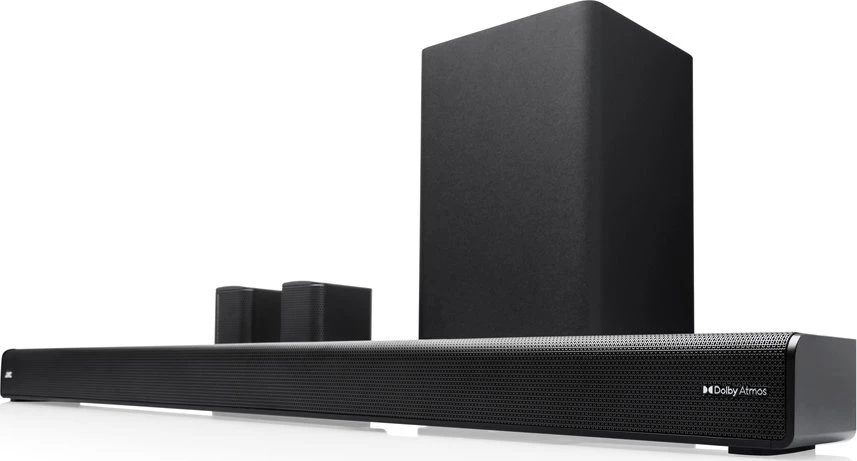 Namų kino sistema JVC TH-E874B 5.1.2 Dolby Atmos belaidžio žemųjų dažnių garsiakalbio garso juosta