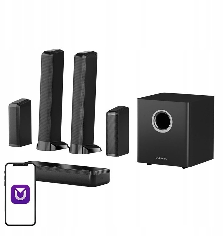 Namų kino sistema Ultimea Apollo S90 garso juosta