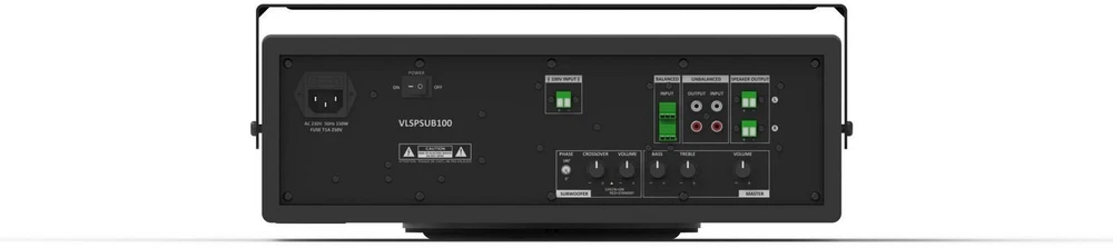 Kompiuterio kolonėlės Namų kino sistema VivoLink Vivolink Audiopack Subwoofer 6.5 + 4 x premium 40W ceiling speakers Juodas Przewodowa 110 W