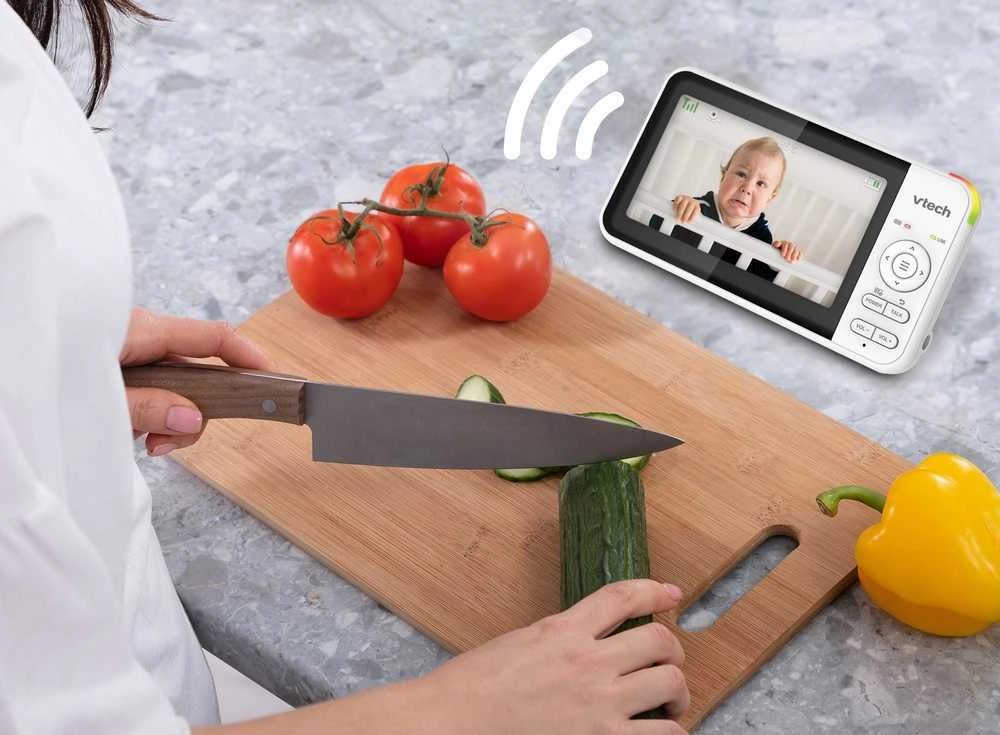 Vaizdo kūdikio monitorius su LCD ekranu ir kamera Vtech BM5550 Owl
