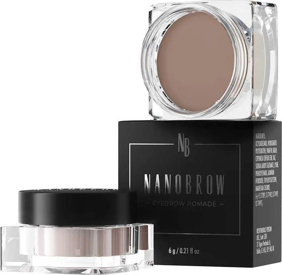 "Nanobrow" antakių pomada vidutiniškai ruda 6g