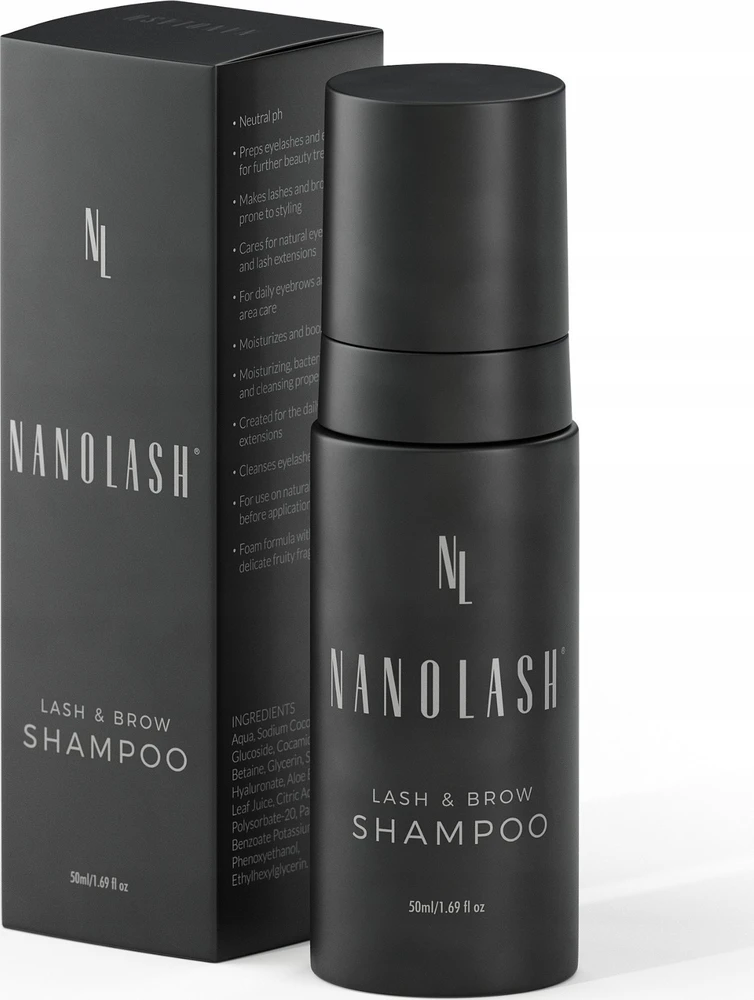 Nanolash blakstienų ir antakių šampūnas, 50 ml