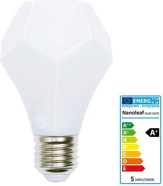 „Nanoleaf“ matinio stiklo pritemdomas LED 5 W (NL05-0470FD240E27-2700K)