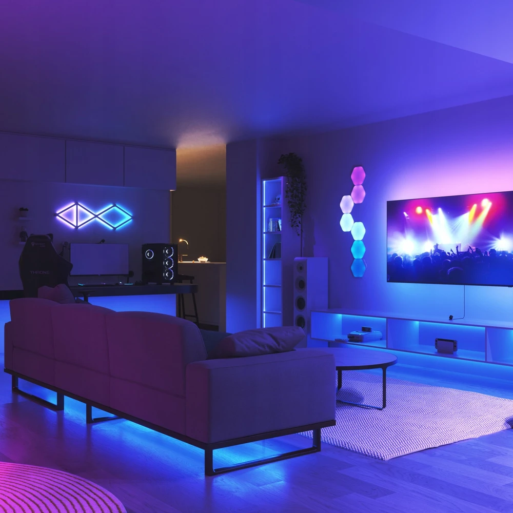 Nanoleaf 4D Screen Mirror + Lightstrip Kit (TVs & Monitors Up to 85″)