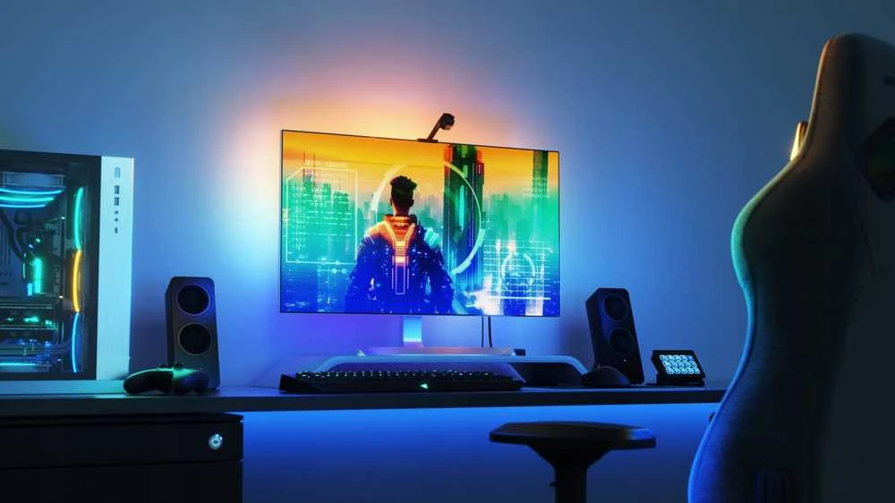 Nanoleaf 4D Screen Mirror + Lightstrip Kit (TVs & Monitors Up to 85″)
