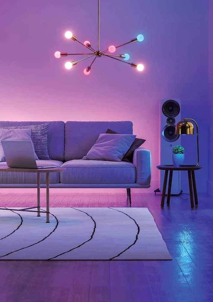 Nanoleaf Essentials Smart A60 lemputė E27 Matter 9W 806Lm RGBCW 2700-6500K | E27 | 8,5 W | RGBCW | Bluetooth, siūlai