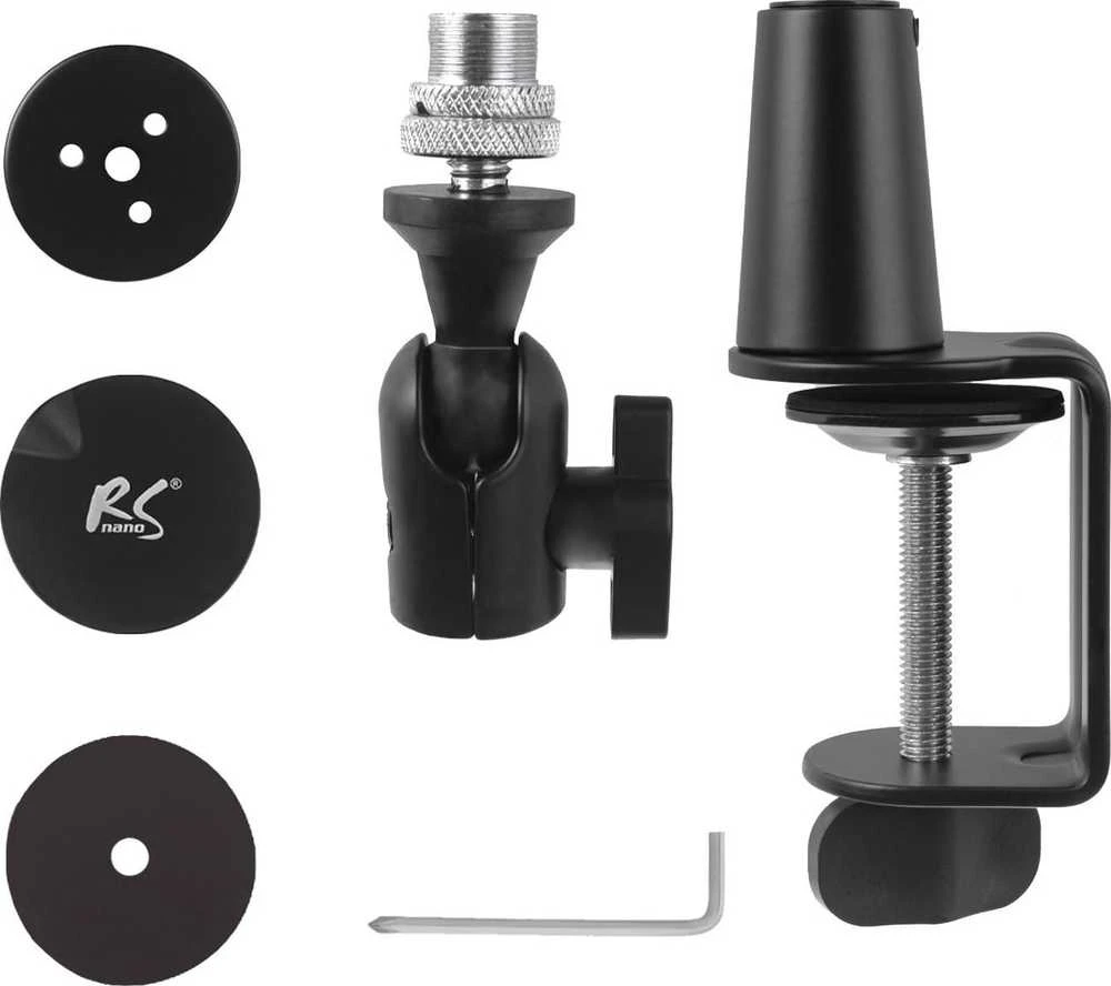Laikiklis 3/8" ir 5/8" NanoRS mikrofono laikiklis, maks. 1kg, RS422