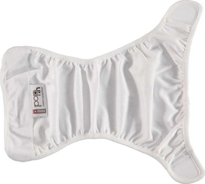 Nappy Close Caboo Baltų S / M plaukimo kelnaičių, 1 vnt.