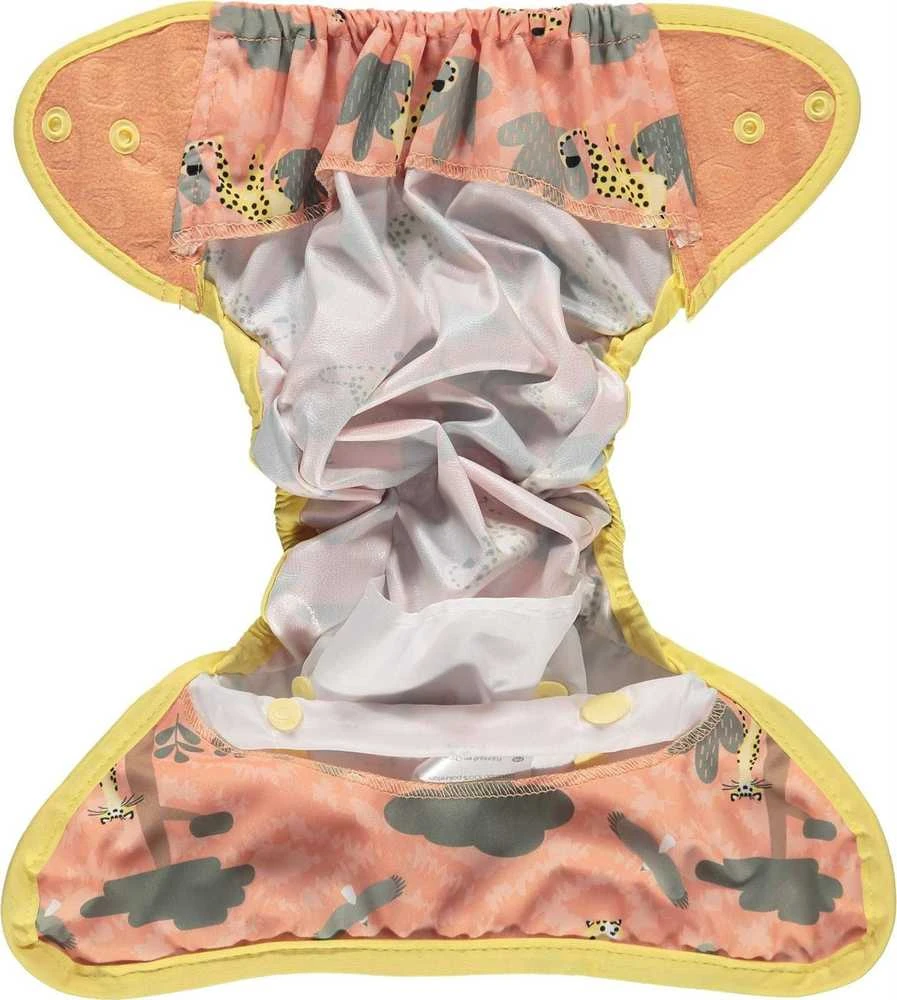 Close Caboo Uždaryti Caboo Cover, daugkartinio naudojimo sauskelnės Cheetah 3-16 kg, 1 vnt.