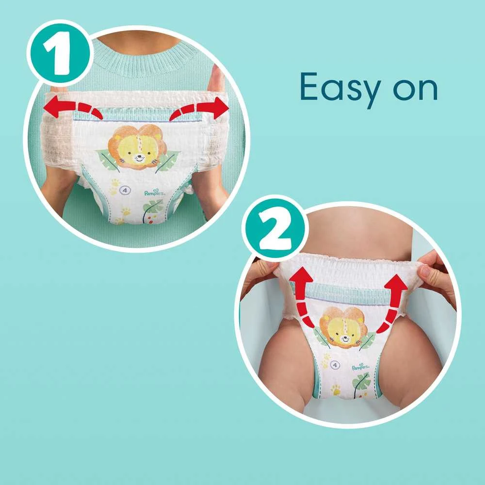 Sauskelnės-kelnaitės Pampers Pants, 4 Dydis, 9–15kg, 176 vnt.