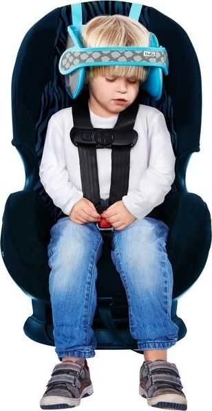 NapUp Mėlyna galvos juostelė automobilinėje kėdutėje