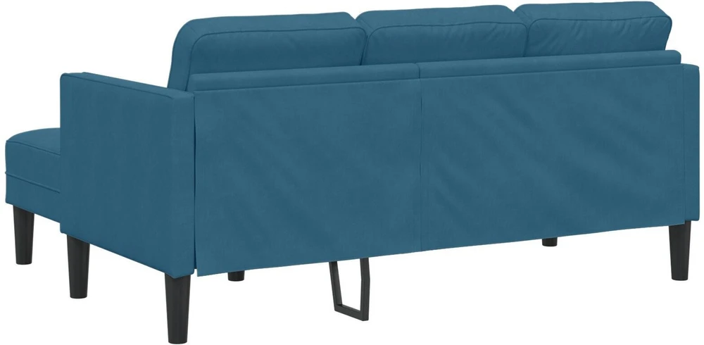 Sofa Sofos komplektas su pagalve Mėlyna Poliesteris