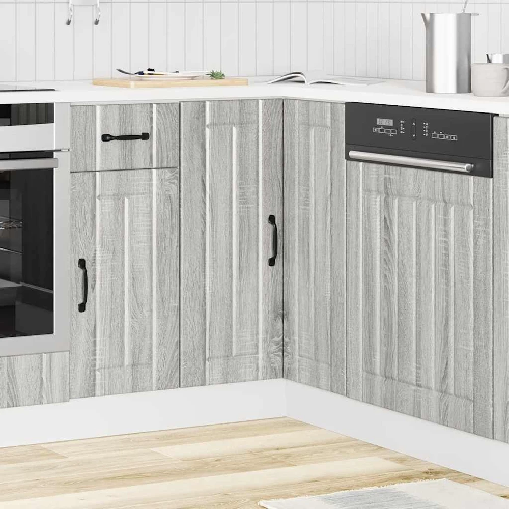 virtuvės kampinė spintelė "Lucca" Pilka Sonoma Engineered Wood