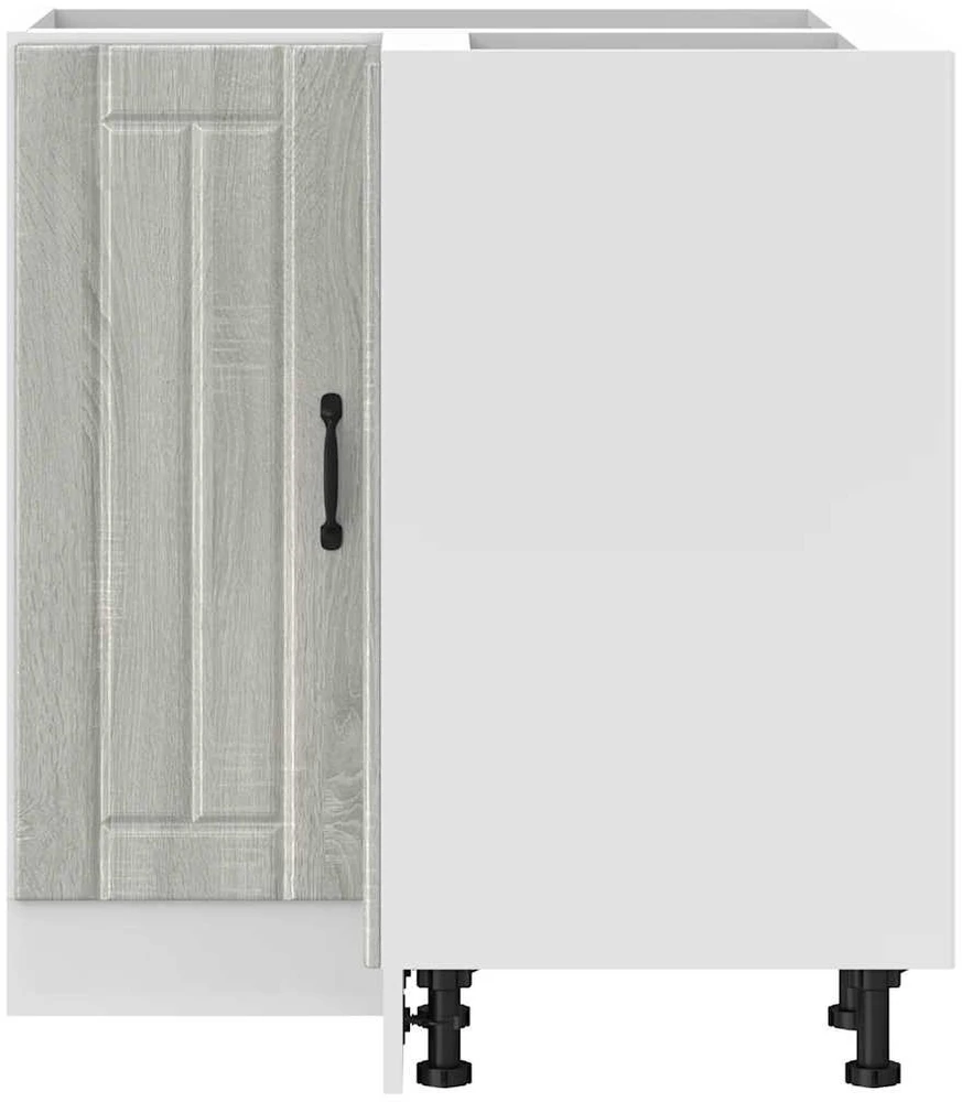 virtuvės kampinė spintelė "Lucca" Pilka Sonoma Engineered Wood