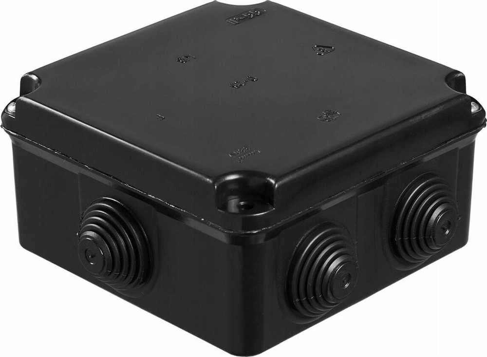 Nasielsk ATSIŠAKOJIMO DĖŽUTĖ SU RIEBOKŠLIAIS LUX-108X108/EPN IP55 Elektro-Plast