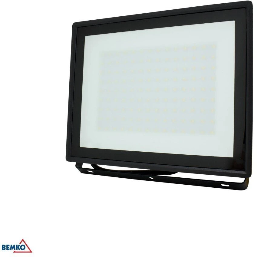 Bemko 10W LED prožektorius KASTEL, juodas, 4000K, IP65, 110°