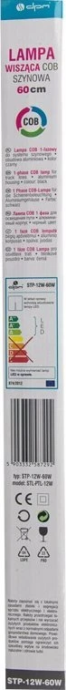 Lubinis šviestuvas Šviestuvas bėgių sistemai DPM XLine STP-12W-60W.12W.LED