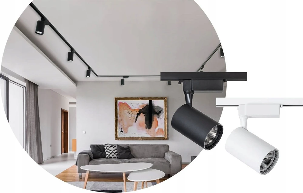 Šviestuvas bėginei sistemai DPM X-Line STR-10W-W, 10 W, LED,