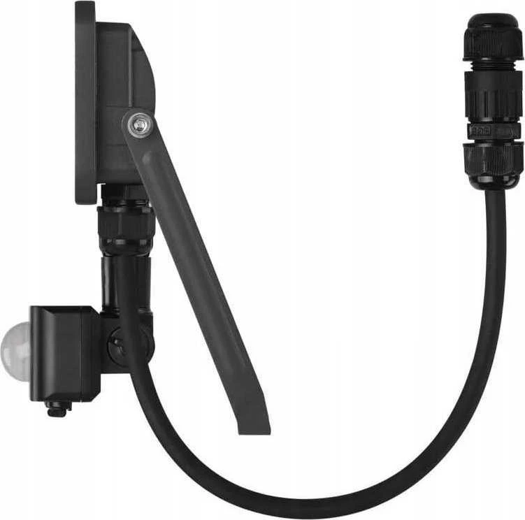 „Emos Floodlight“ LED prožektorius Profi/Ideo PIR ZS2712 10W 1100lm 4000K IP65 PIR judesio jutiklis juodas