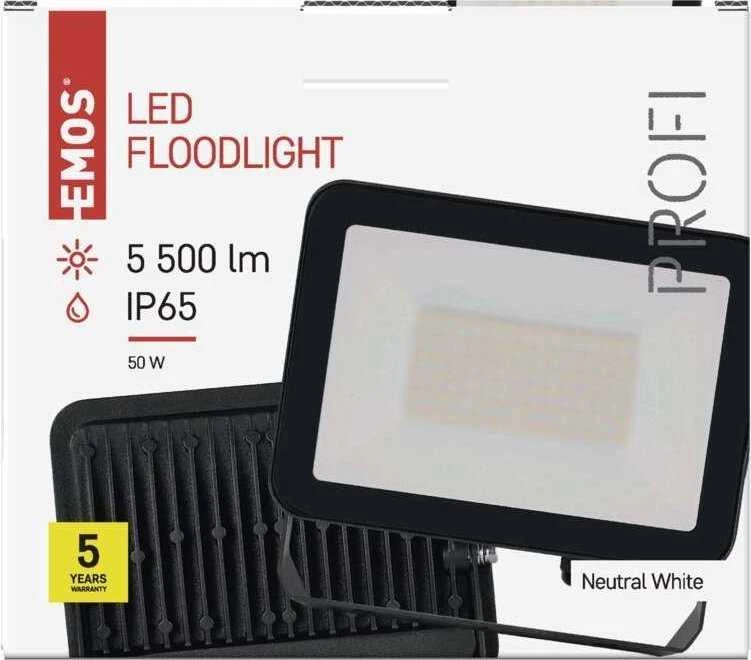 Emos prožektorius LED prožektorius Profi ZS2642 50W 5500lm 4000K IP65 juodas