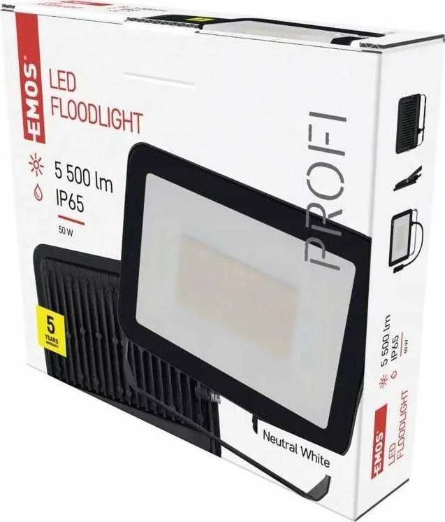 Emos prožektorius LED prožektorius Profi ZS2642 50W 5500lm 4000K IP65 juodas