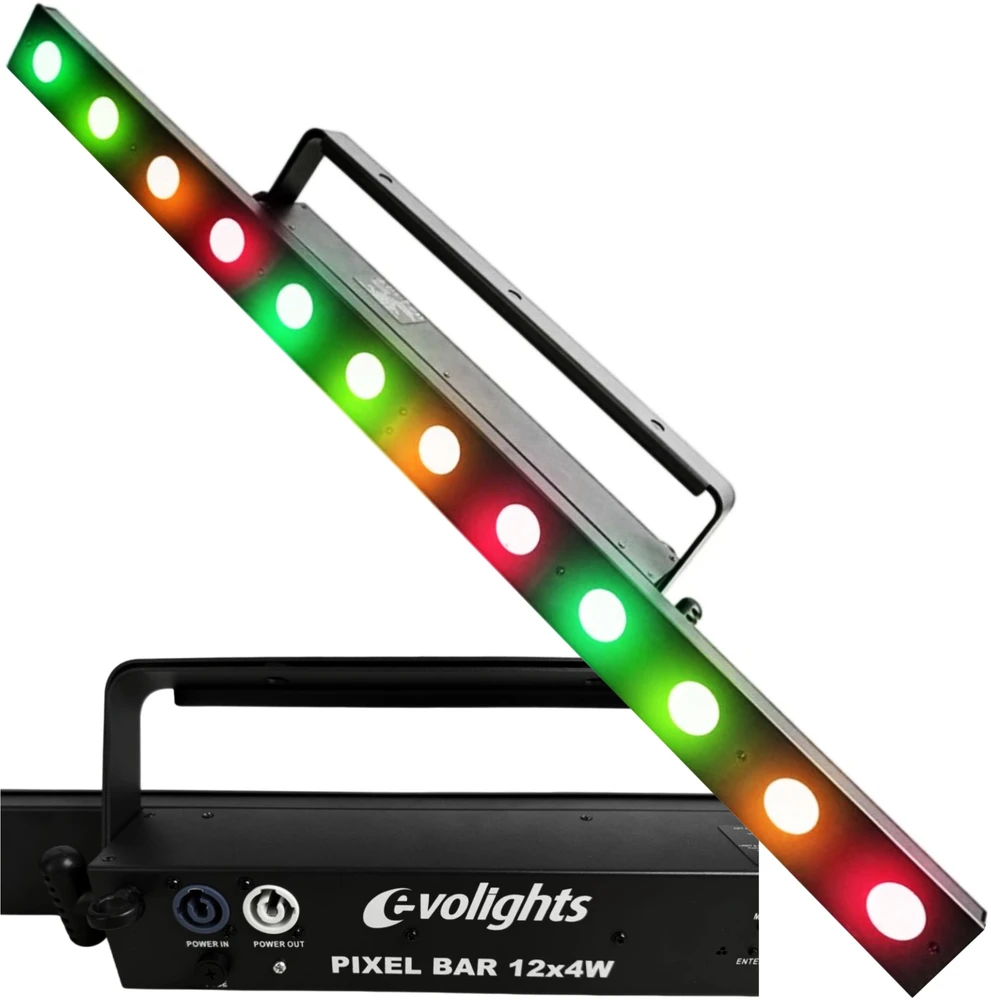 Carruzzo EVOLIGHTS PIXEL BAR 12x4W RGBA apšvietimo juosta