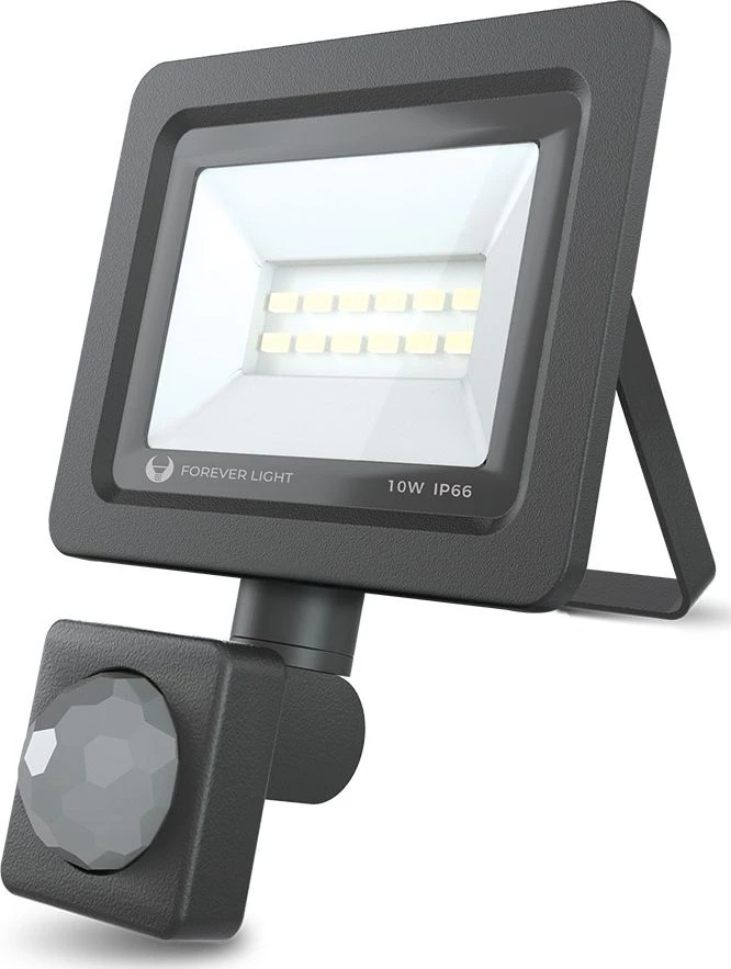 Prožektorius LED PROXIM II 10W |4500K| PIR IP66 Forever Light