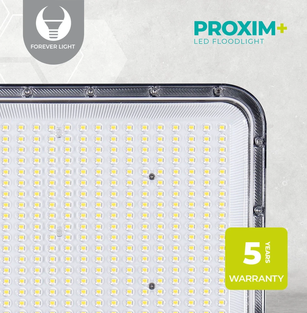 „Telforceone“ LED prožektorius PROXIM+ 30W 4000K 4500lm 230V IP65 „Forever Light“ 150lm/W 5 metų garantija