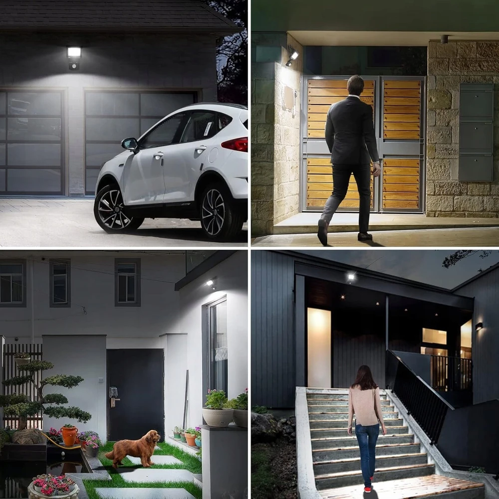 LEPRO 340006-DW-EU 50W 5000K IP65 LED prožektorius su judesio sensoriumi