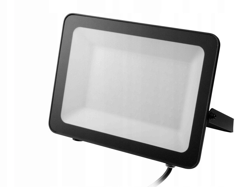 GTV G-TECH floodlight VILMAR, LED, 100W, 10000lm, 6400K, AC220-240V, IP65, juodas