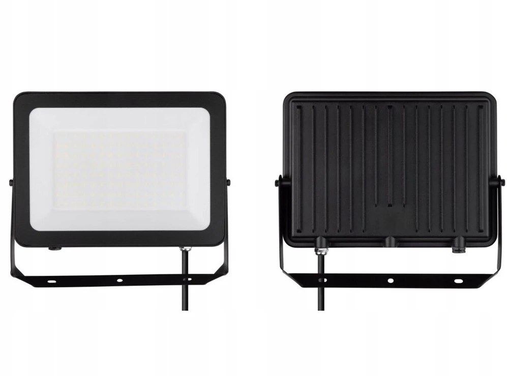 GTV G-TECH floodlight VILMAR, LED, 100W, 10000lm, 6400K, AC220-240V, IP65, juodas