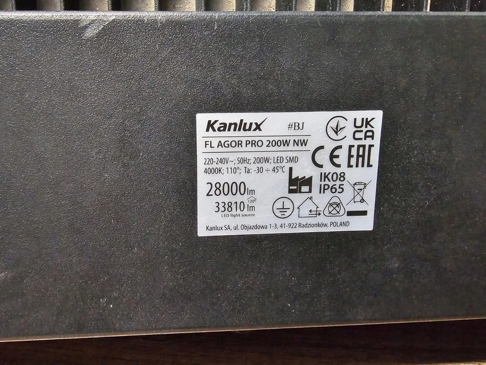 Kanlux NAŚW.LED FL OPEN PRO 200W NW