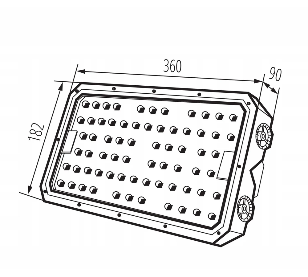 Kanlux NAŚW.LED FL STADER 200W 60D NW