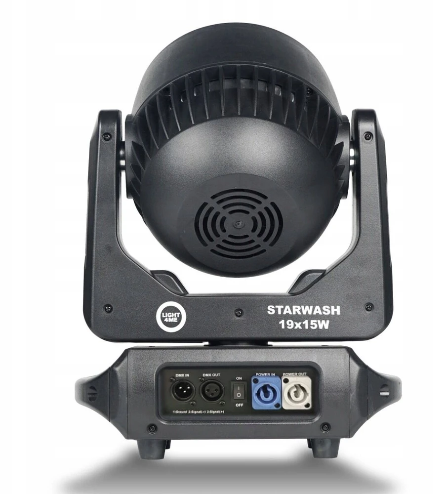 Carruzzo LIGHT4ME STARWASH 19x15W RGBW judančios galvutės plovimo funkcija