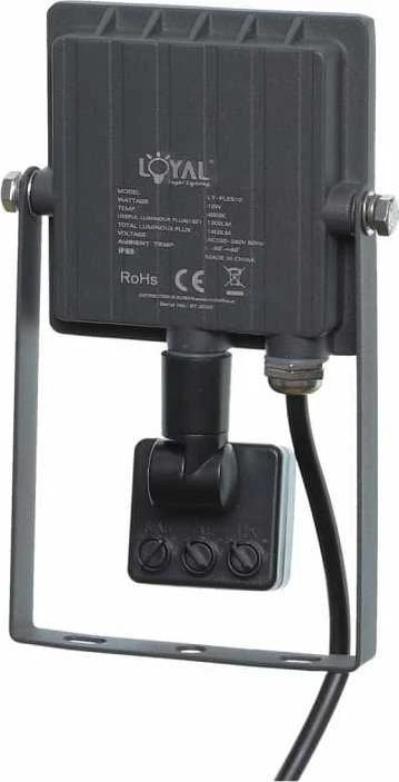 „Loyal Lighting“ lauko LED prožektorius 1400 lm LUMILEDS IP65 4K jutiklis