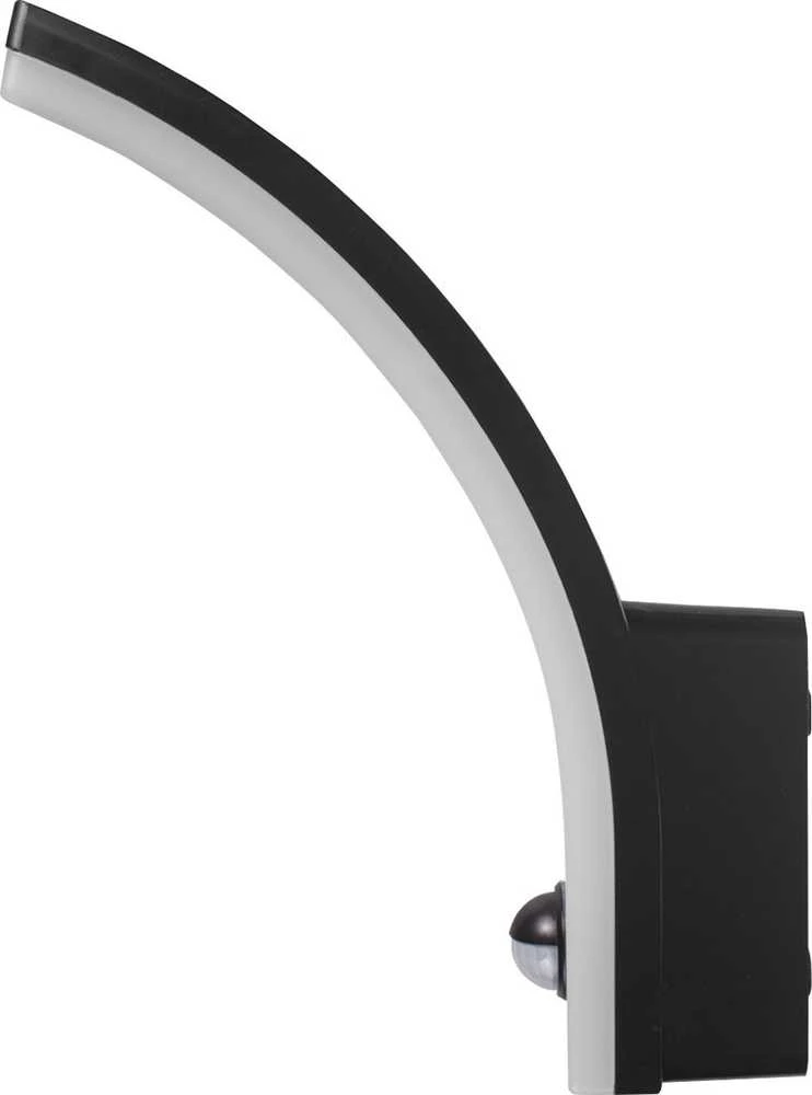 Lampa „Maclean“ LED šviestuvas su judesio jutikliu, PIR judesio jutikliu, juodas, 20 W, IP65, 2000 lm, neutrali balta (4000 K) MCE512 B