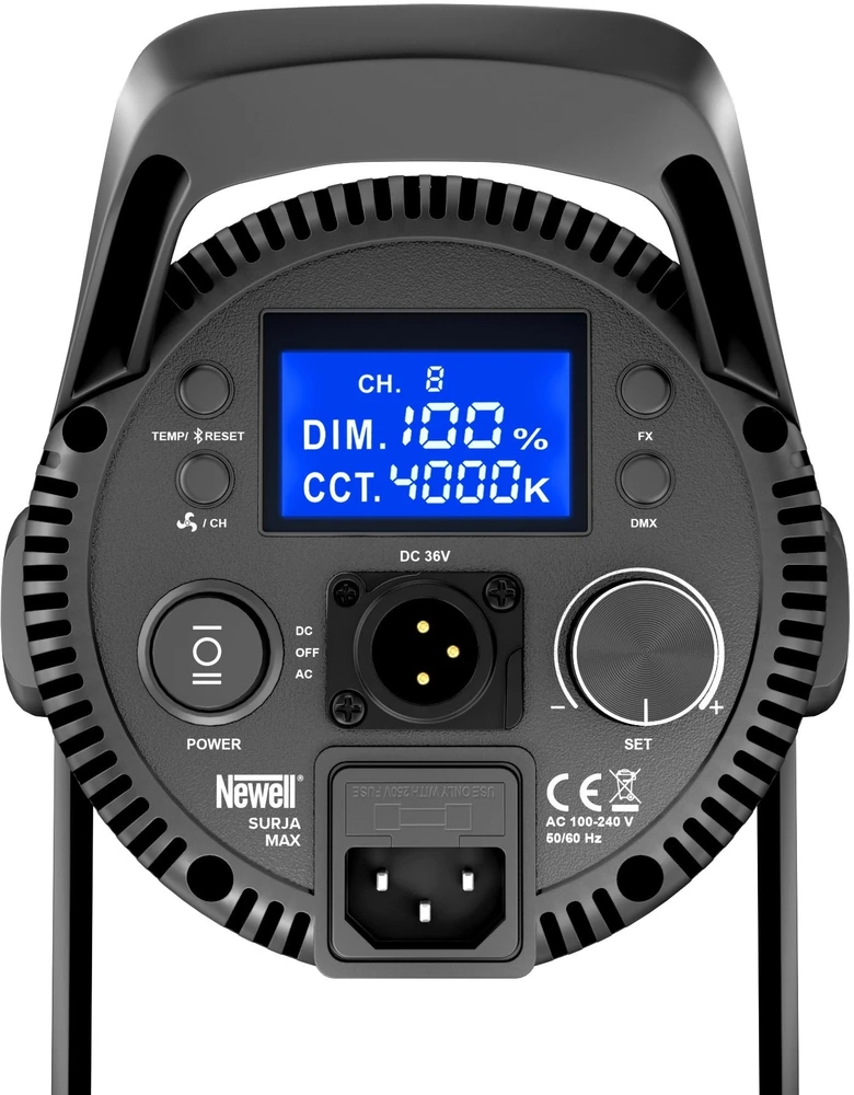 Apšvietimo Įranga - Newell Surja Max 500 450W LED, 2700K-6500K, CRI 96+