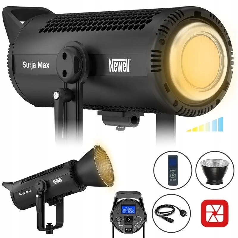 Apšvietimo Įranga - Newell Surja Max 500 450W LED, 2700K-6500K, CRI 96+