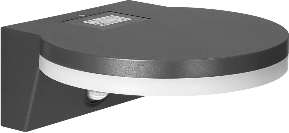 Orno ASPEN LED 15W, sodo šviestuvas su PIR judesio jutikliu, 1300lm, IP65, 4000K, pilkas