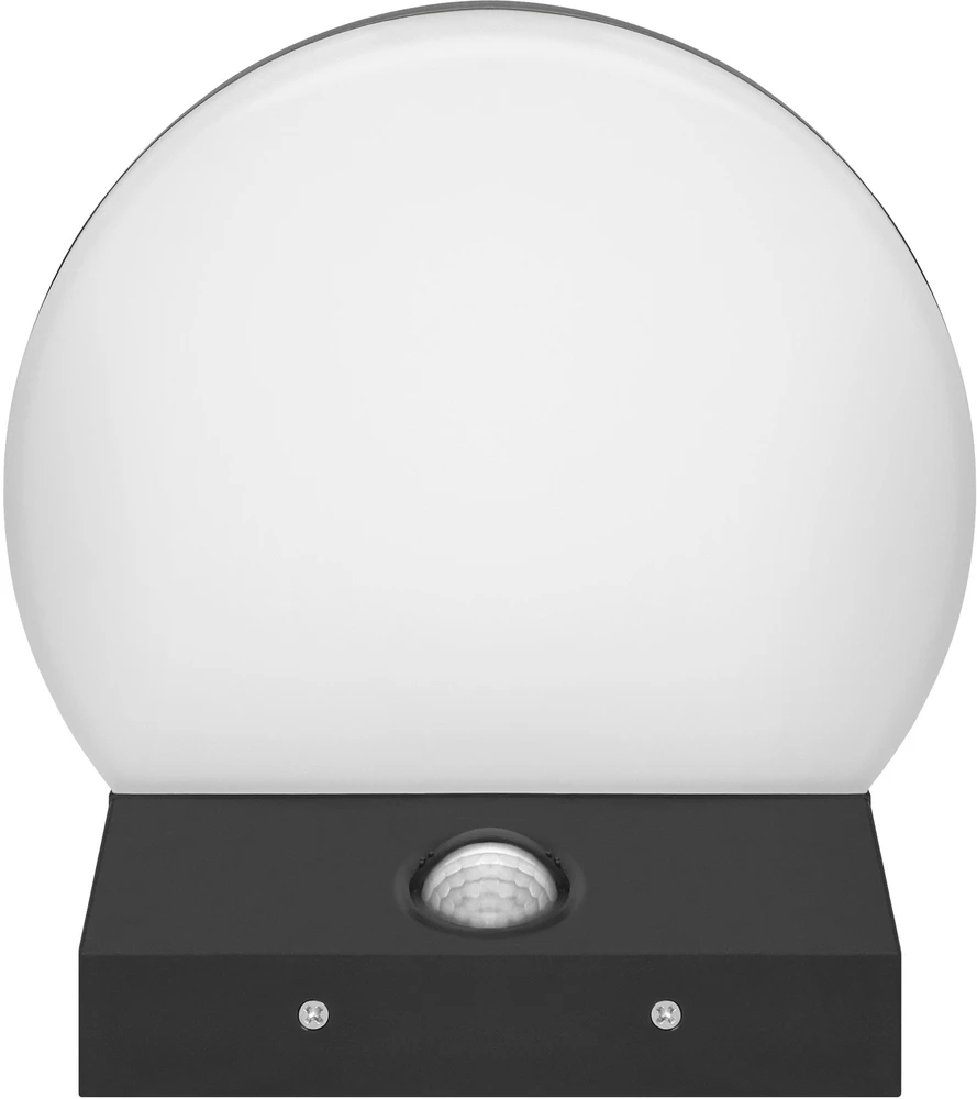 Orno ASPEN LED 15W, sodo šviestuvas su PIR judesio jutikliu, 1300lm, IP65, 4000K, juodas