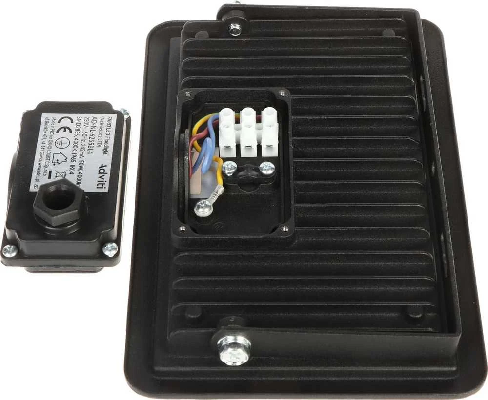 Orno FARO LED prožektorius 50W, 4000lm, IP65, 4000K, aliuminis + stiklas