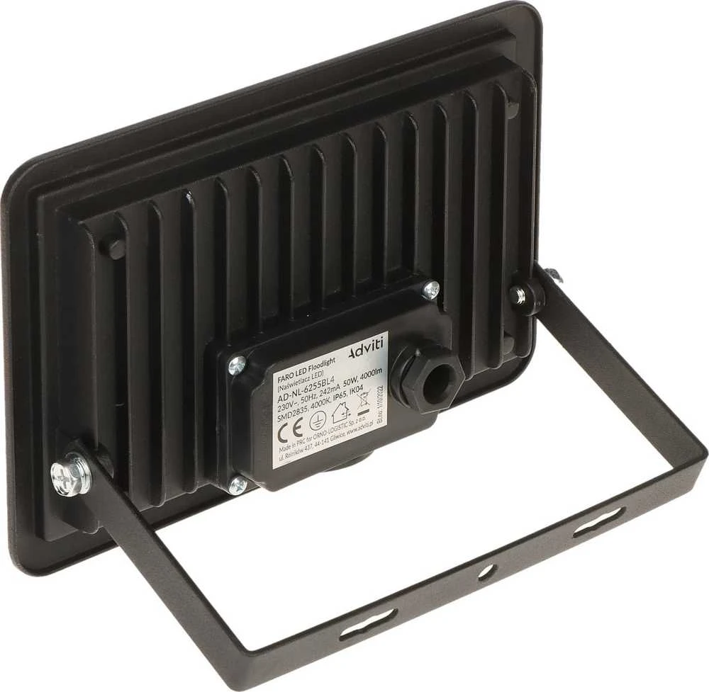 Orno FARO LED prožektorius 50W, 4000lm, IP65, 4000K, aliuminis + stiklas