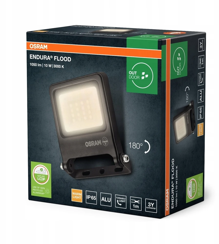 Osram Lauko prožektorius LEDVANCE 1X10W LED IP65