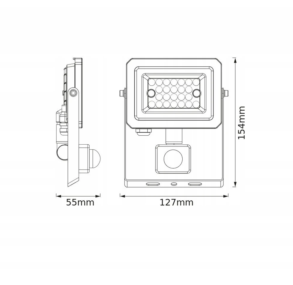 Prožektorius Osram FL LENS SENSOR 20W 840 IP65 DG EUE